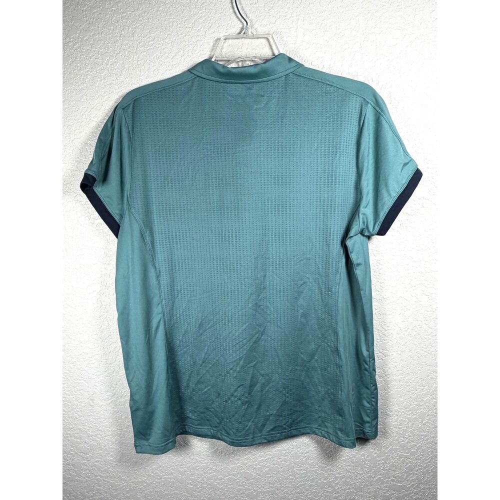 AriatTEK Womens Bandera 1/4 Zip Polo Shirt Teal Sun Protection Top NWT Size XXL - Picture 3 of 14